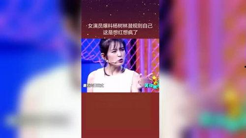 姓杨的女艺人爆料视频,揭秘娱乐圈惊人内幕  第3张